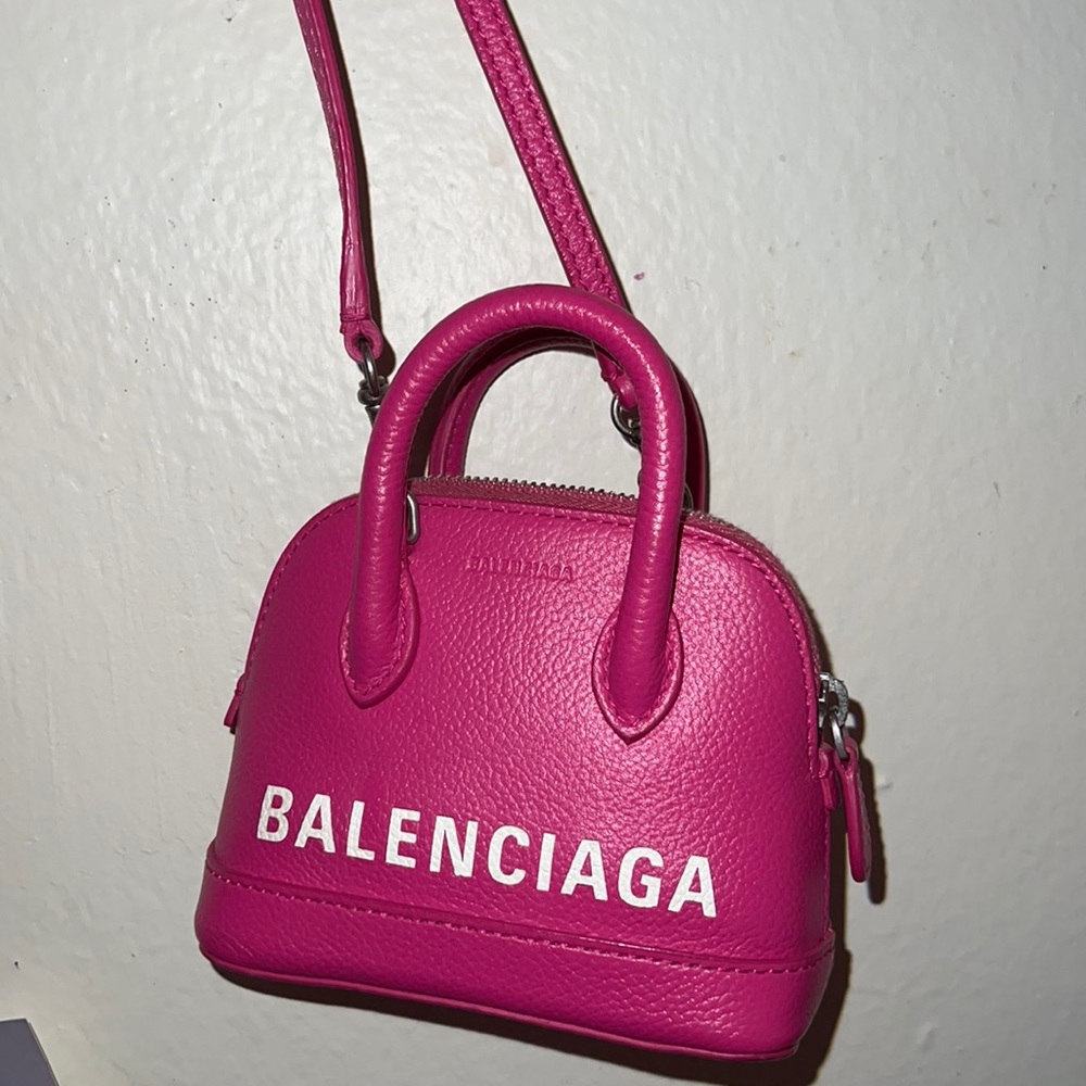 Pink Balenciaga tote